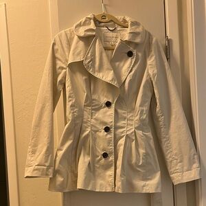 Banana Republic Cream Trench Coat
